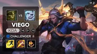 Viego Jungle vs Ivern - EUW Challenger Patch 11.2