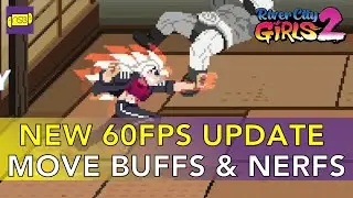 River City Girls 2 - Move Buffs and Nerfs - New 60FPS Update