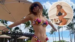 Sydney Sweeney turns heads with sizzling beach bikini photos