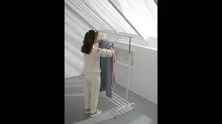 Tendedero de sabanas y cobijas en Espiral