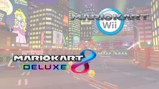 Moonview Highway Mashup - Mario Kart 8 Deluxe and Mario Kart Wii