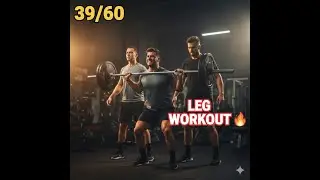 DAY 39/60: Dangerous Leg Workout with Friends! Leg Day 🔥💪)
