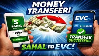 Habka lacagaha danabaysan laisugudiro SAHAL to EVC -Plus. Golis to Hormuud money 💰 transactions