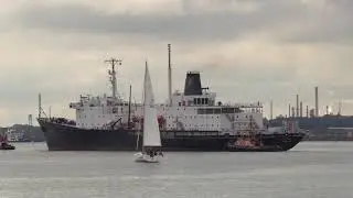 USA Training Ship | STATE OF MAINE departure from Southampton Ocean Dock 12/06/19