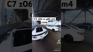 C7 Z06 (tuned) vs brand new g82 m4 comp (stock)