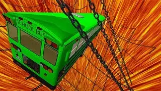 Beamng drive - Jumping In Chained Volcano High Speed Car Jumps