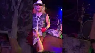 Stian Sannerud from Tantara play drums for Steel Panther @ Roxy theater