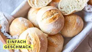 Knusprige Brötchen backen wie vom Bäcker
