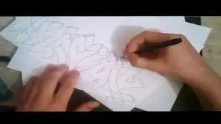 Graffiti sur papier Matos, promarkers/Speed drawing