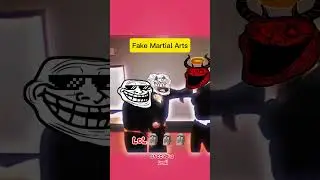 Fake Martial Art🗿🗿🗿⁉️📢 #trollface #trollfaceshorts