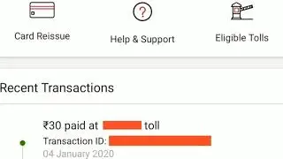 🔥🔥🔥 Airtel FASTag Transaction 🔥🔥🔥