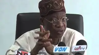 Minister of Information Lai Muhammed on Nigeria Economy