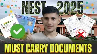 NEST 2025 Admit Card & ID Rules 🔍 What You Need to Carry! | IISER INTELLECT
