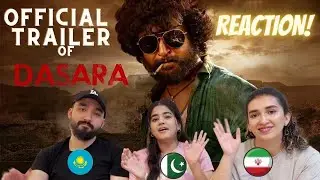 DASARA TRAILER REACTION | Nani | Keerthy Suresh | Santhosh Narayanan | 4 idiots react