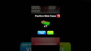 Opening Free Festive Skin Case in Rivals! #roblox #rivals #viralshort #christmas