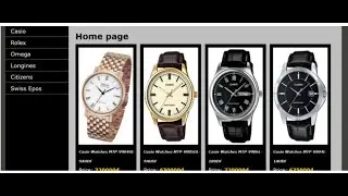 ONLINE WATCHES IN PHP, CSS, JAVASCRIPT, AND MYSQL | FREE DOWNLOAD