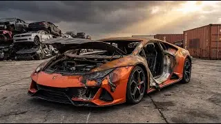 ASMR Car Restoration | 2020 Lamborghini Huracan Burned Car Full Restoration
