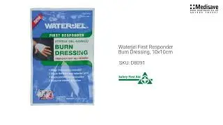 Waterjel First Responder Burn Dressing 10x10cm D8091