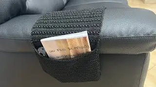 TUTORIAL: Bracciolo Organizer per divano all'uncinetto
