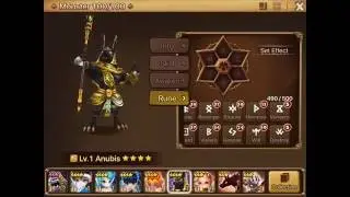 Summoners War: Sky Arena - Wind Anubis Runes