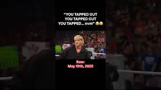 You Tapped Out 🤣 #wwe #shorts
