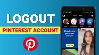 How to logout Pinterest account!!