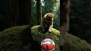 Curious Monkey's Basketball Adventure