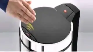 Hailo 20 Litre Stainless Steel Round Sensor Kitchen Bin