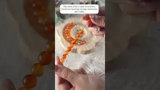 The PERFECT Crystal Combo? DIY Carnelian & Green Strawberry Quartz Bracelet Stack