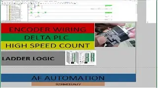 Rotary encoder wiring/ connection with plc / high speed counter