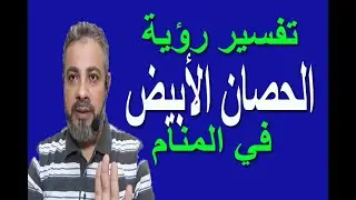 تفسير حلم رؤية الحصان الأبيض في المنام | اسماعيل الجعبيري