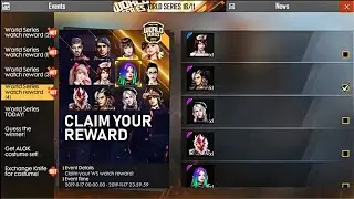 World Series Match Rewards, Panda Not Coming Solution & FFWS Winner Corinthians || Free Fire Updates