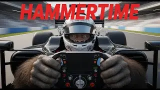 AI F1 Driver vs. Orange Sasquatch Invaders! (You Won't Believe What Happens) #ai #automobile #f1
