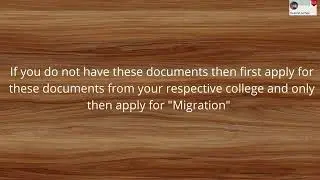 कैसे करे Apply Migration Certificate के लिए? Mumbai University l कौन कौन से Doc लगेगा? Other info