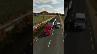 If your stopped in the road AI traffic will go around you in Farming Simulator 25!