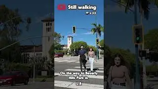 Still🚶Walking &mdash; Slow Walk in Beverly Hills | Walking Meditation 4K