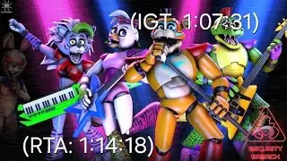 Five Nights At Freddy's: Security Breach Car Battery Speedrun (1.15, Ps5) 1:07:31