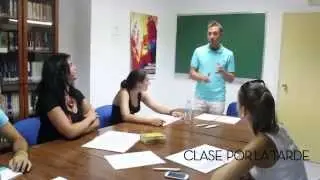 The first day of school at Costa de Valencia, Spanish language school