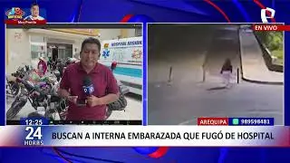 Reclusa embarazada se fuga del hospital Honorio Delgado durante la madrugada
