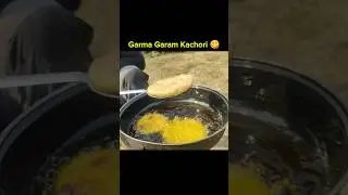Garma Garam Kachori With Desi Mix Foodies 😋😋 #shorts #cooking