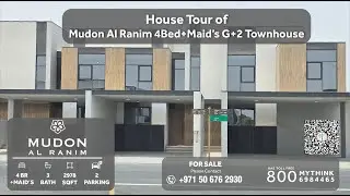 🏡 Mudon Al Ranim Home Tour | 4 Bed + Maid’s G+2 Townhouse | Dubai Properties