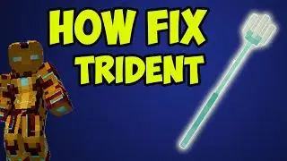 Minecraft HOW TO REPAIR A TRIDENT (2025)