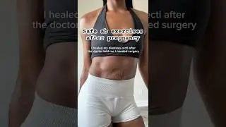 Rebuild your core after pregnancy with these postpartum core workouts #shorts #postpartumworkout