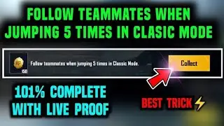 Follow teammates when jumping 5 time in classic mode {Rp season missions}
