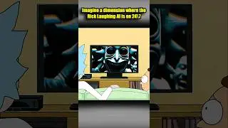 Rick Laughing AI on Interdimensional Cable TV 📺 #rickandmorty