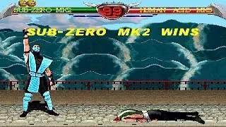 Mortal Kombat Anthology: Ultimate Tournament - MK2 Sub-Zero 4v4 playthrough