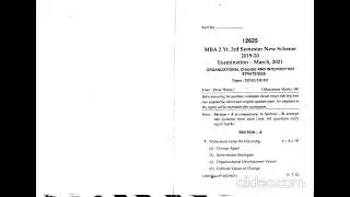 Organizational Change & Intervention Strategies MBA 3rd Semester March2021#mbastudent #education