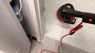 Cleaning VCT Tile & Rubber Bathroom Flooring