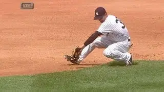 Lillibridge reacts quickly, snags grounder