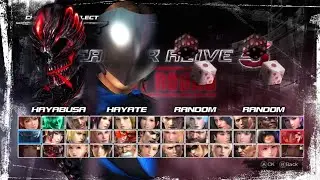 DOA5LR Hayabusa And Hayate Vs Random Team